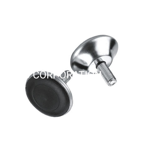 Tamanho da base de metal por atacado 40mm Parafuso ajustável Hardware de gabinete Parafuso de perna de móveis