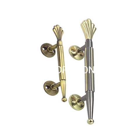 Maçaneta da porta liga de zinco do punho da tração do armário de 64mm Gloden do estilo retro do OEM