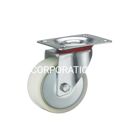 Metal com rodízio de carrinho de rodízio de móveis de carga PP 100 Rodízio industrial