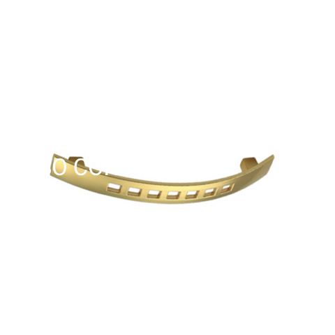 Punho dourado e escovado da gaveta do puxador da mobília da liga de zinco 96mm