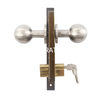 Fechadura de bola interior de metal popular com ferragem de porta de maçaneta de fechadura de móveis de painel