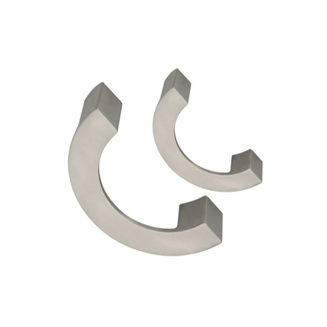 Punho liga de zinco da gaveta do punho da mobília do círculo da forma 64mm semi