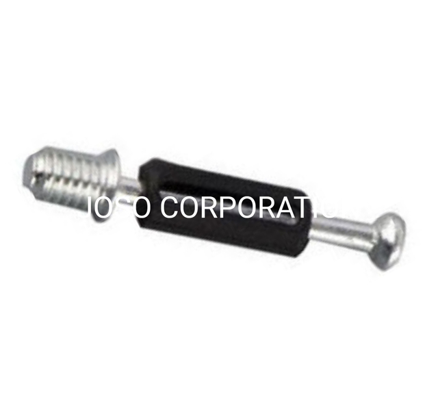 Venda superior Plástico preto e parafuso preto móveis acessórios de montagem de móveis suporte de prateleira de parafuso de gabinete