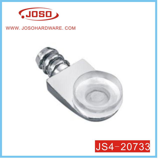 Suporte de prateleira de liga de zinco folheado a níquel de ferragens para móveis para gabinete