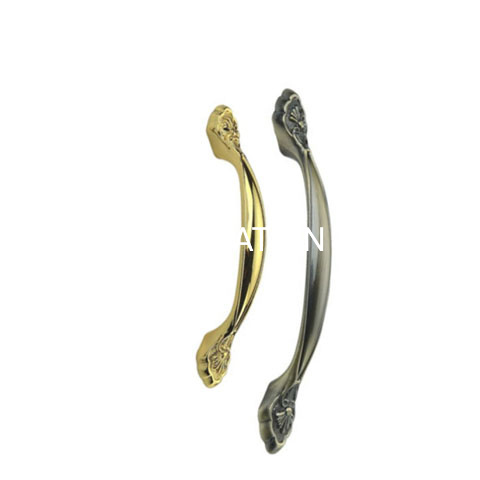 Acessórios delicados da porta do punho da gaveta do punho da mobília da escova da liga de zinco 96mm