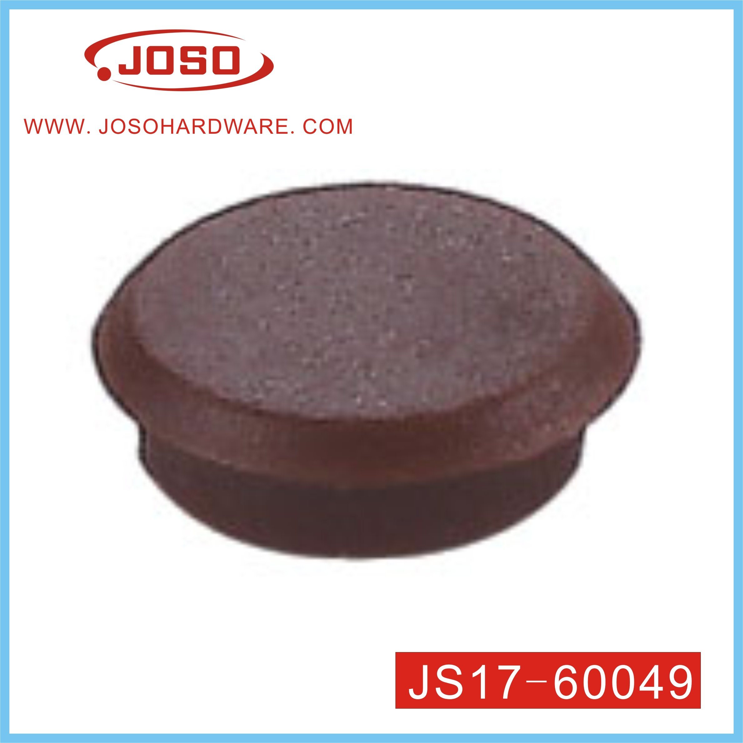 Parafuso de cabeça redonda de plástico de 9,5 mm de diâmetro de ferragens para móveis para perna de sofá