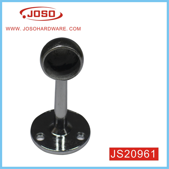 Par de suporte de extremidade pequena cromado de 24 mm para quarto