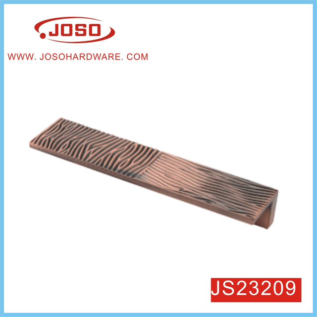 Puxador triangular de cobre antigo para gaveta