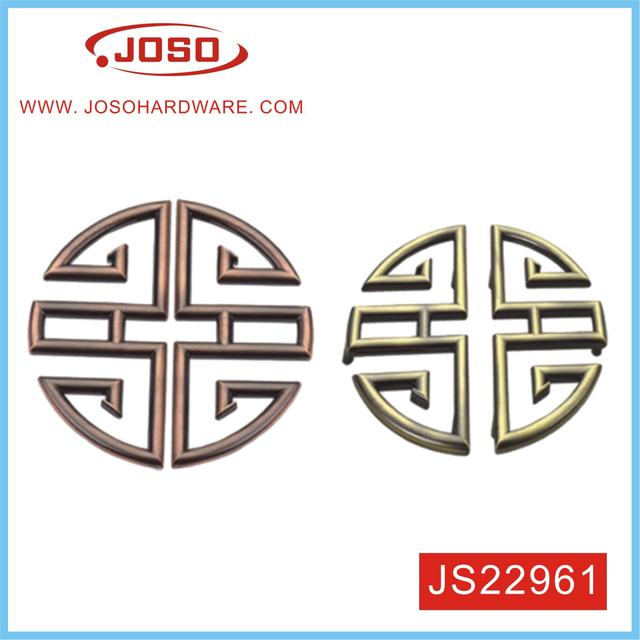 Puxador de latão antigo vintage para cômoda no quarto