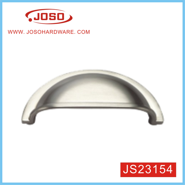 Puxador de copo escovado para gaveta de armário de casa de campo