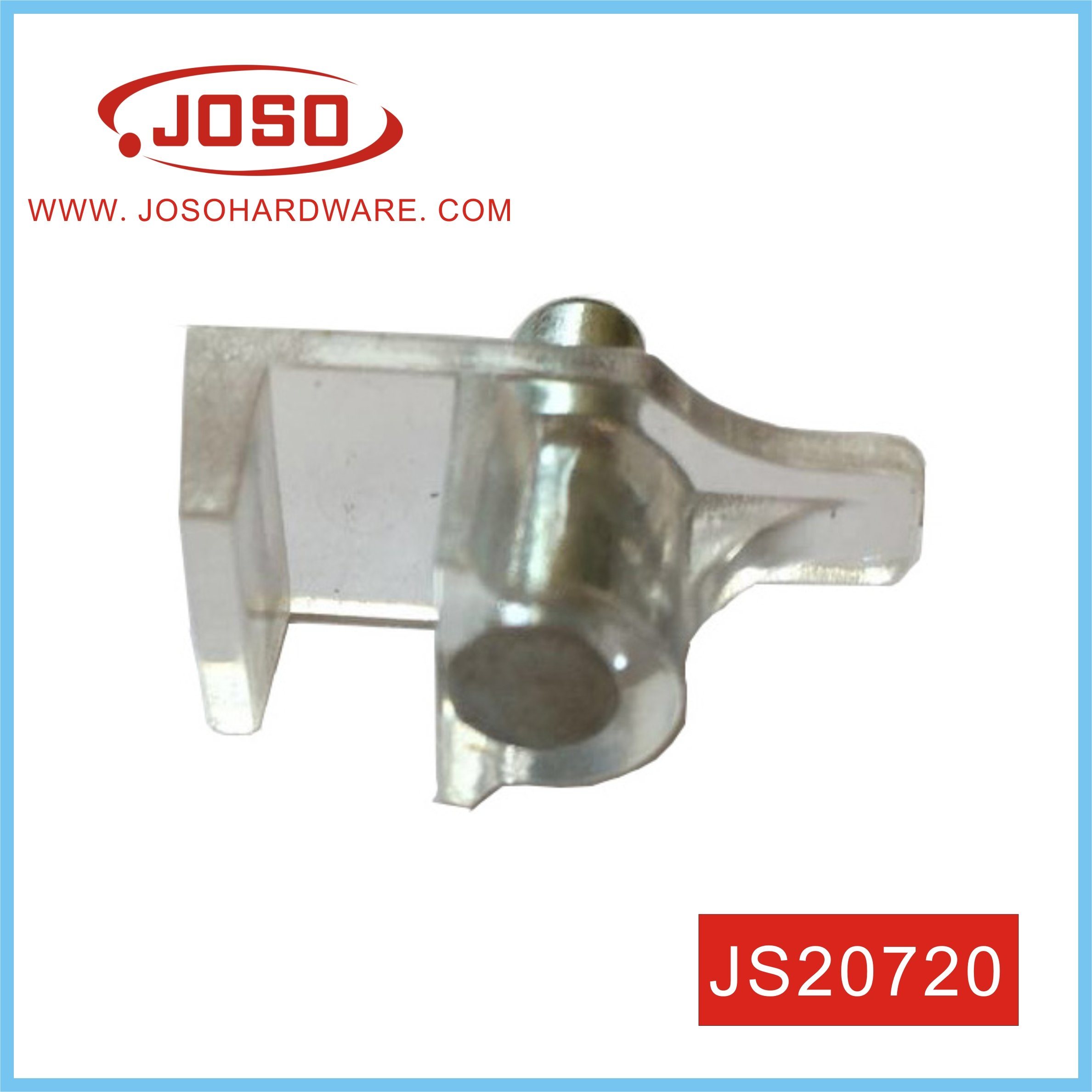 Suporte de prateleira de alta qualidade Stud Peg plástico transparente para gabinete