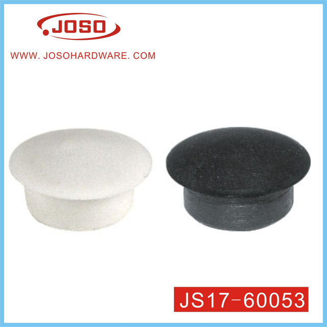 Tampa de parafuso de cogumelo de 16 mm de diâmetro branco de hardware para perna de mesa