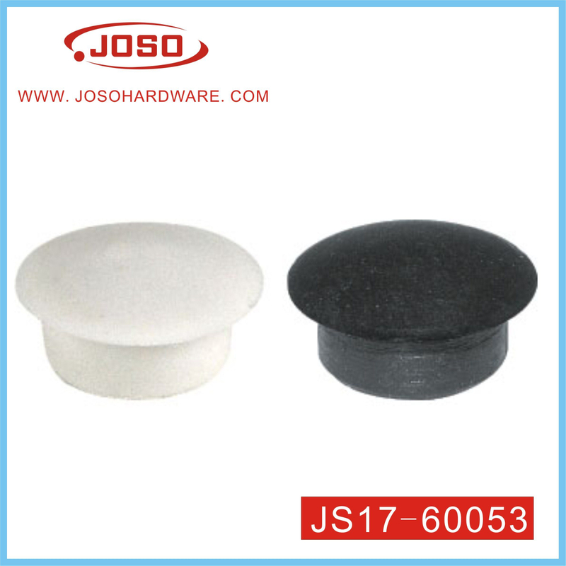 Tampa de parafuso de cogumelo de 16 mm de diâmetro branco de hardware para perna de mesa