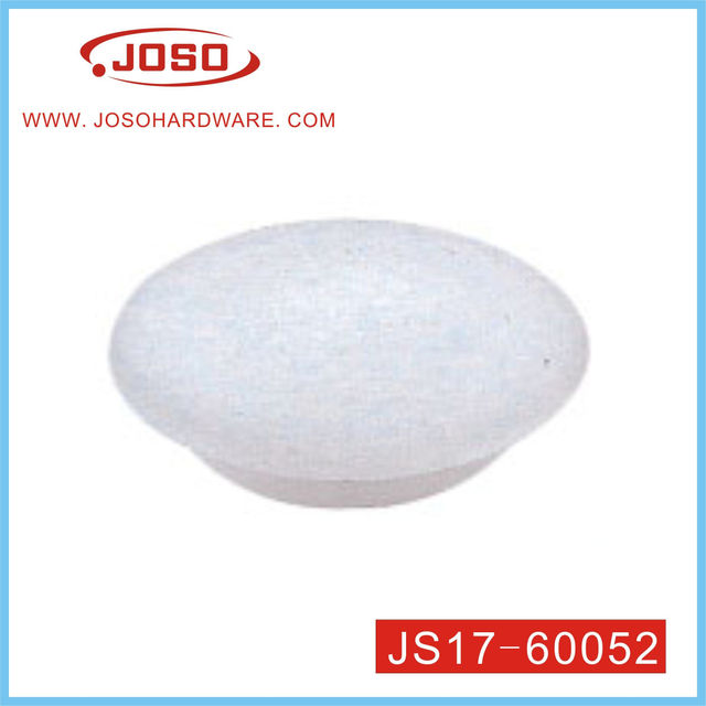 Tampa de parafuso de cogumelo de plástico branco de ferragens de móveis para perna de mesa