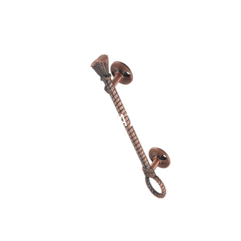 Puxador de móveis de latão antigo de cobre antigo de liga de zinco de estilo europeu 64mm 96mm