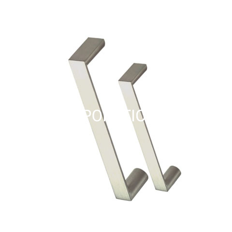 Fornecimento de fábrica 96mm liga de zinco escovado estilo T maçaneta da porta maçaneta do quarto