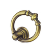 Punho de bronze antigo liga de zinco de 35mm Ring Handle Chest