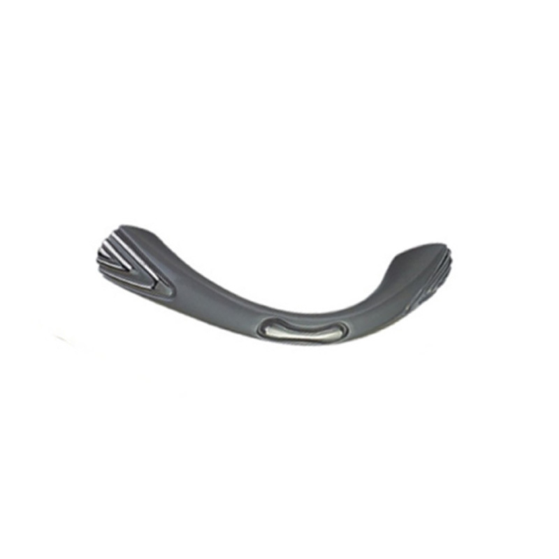 Puxador de cozinha em liga de zinco preto e dourado 64 mm