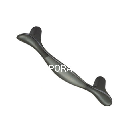 Atacado dourado e cinza 128 mm para móveis puxador para armário de cozinha