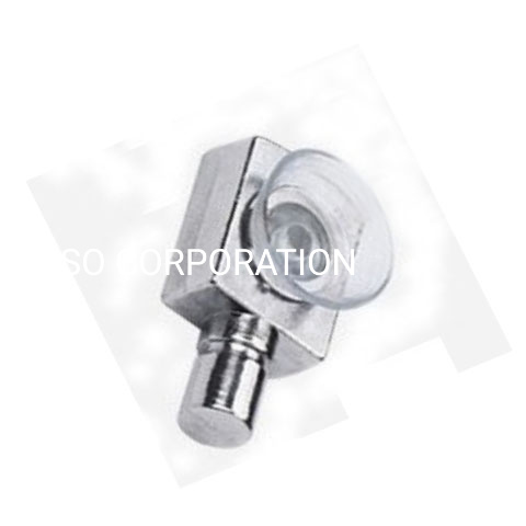 Atacado liga de zinco 25mm cromado prateleira suporte furniutre conector acessórios de gabinete