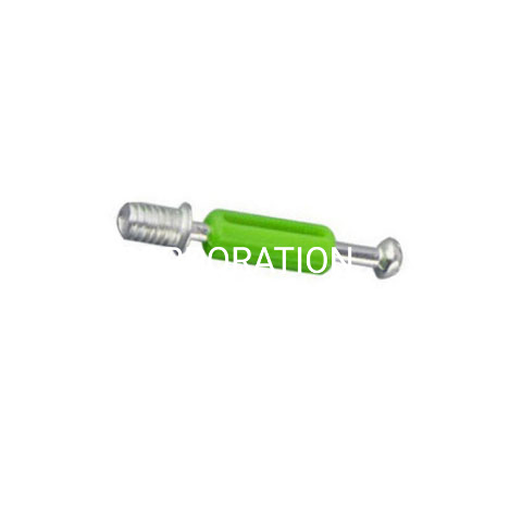 Venda quente de aço com comprimento de plástico é encaixe para móveis com parafuso de 44 mm