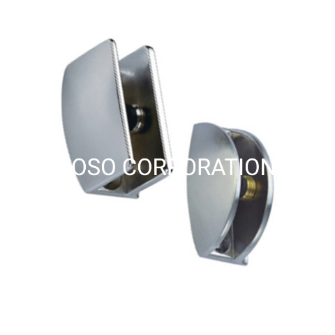 Aceessories de vidro de liga de zinco, clipe de vidro, acessórios de porta, acessórios de banheiro