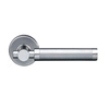 Maçaneta de cozinha com maçaneta de aço acetinado 304 sólido de 130 mm