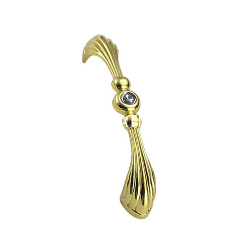 Fornecimento de fábrica 96mm puxador de gaveta dourado puxador de móveis puxador de armário puxador de guarda-roupa