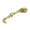 Fornecimento de fábrica 96mm puxador de gaveta dourado puxador de móveis puxador de armário puxador de guarda-roupa