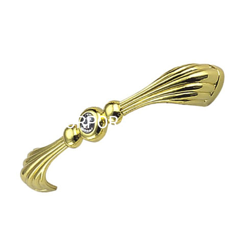 Fornecimento de fábrica 96mm puxador de gaveta dourado puxador de móveis puxador de armário puxador de guarda-roupa