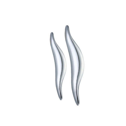 Venda superior moda liga de zinco cromo brilhante 96mm 128mm alça de gabinete