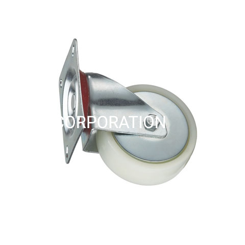 Metal com rodízio de carrinho de rodízio de móveis de carga PP 100 Rodízio industrial