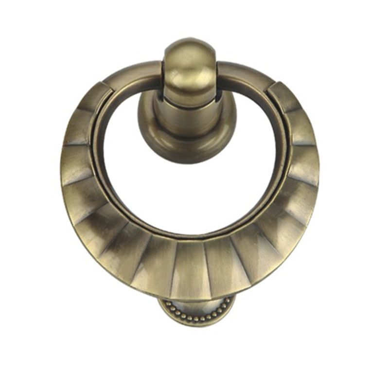 Acessórios antigos liga de zinco da caixa do punho da gaveta do punho do anel de bronze 108mm