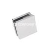 Braçadeira quadrada de latão de aço inoxidável para porta de vidro de 8-10 mm de acessórios de banheiro