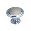 Venda por atacado de liga de zinco 32mm botão de cogumelo gaveta alça pequena botão de guarda-roupa
