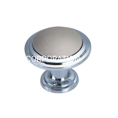 Venda por atacado de liga de zinco 32mm botão de cogumelo gaveta alça pequena botão de guarda-roupa