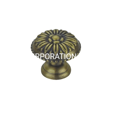 Liga de zinco clássica 20mm 25mm 30mm Punho do guarda-roupa Punho da gaveta do armário