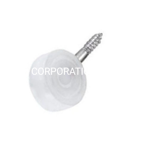 Suporte de prateleira de 13 mm de diâmetro PP com encaixe de gabinete de acessórios para móveis de prego