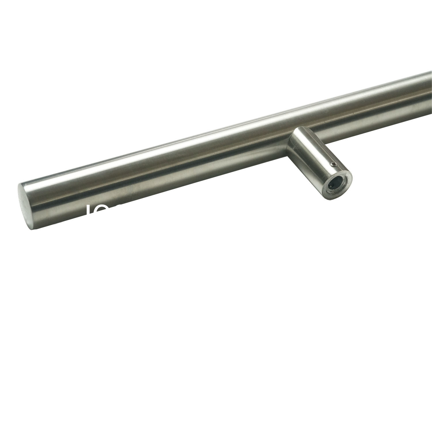 Estilo moderno personalizado de aço inoxidável 304 maçaneta da porta de vidro do banheiro metal t barra lidar com acessórios para móveis