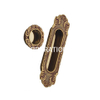 Punho de cobre antigo oval e redondo do estilo europeu de 26mm