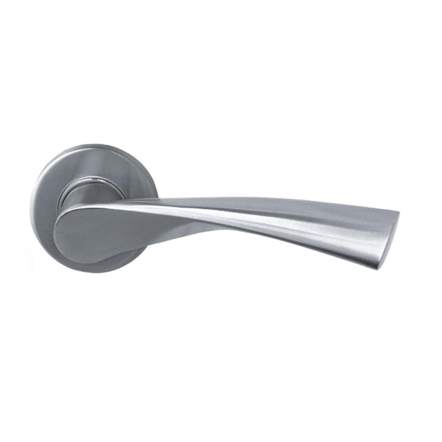 Alavanca de porta de aço inoxidável 304 de alta qualidade, alça de 129 mm, alça de escritório