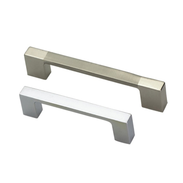 Moda liga de zinco 128mm 160mm armário alça gaveta acessórios de cozinha