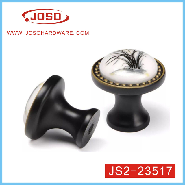 Puxador de liga de zinco clássico europeu para gaveta