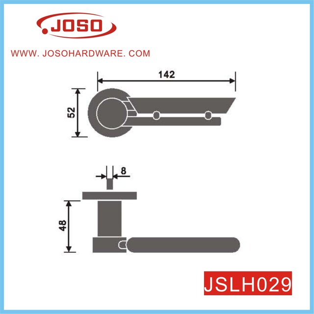 Maçaneta da porta frontal cinza para porta da cozinha