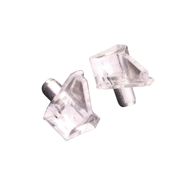 Suporte de prateleira popular com plástico para prateleiras de madeira