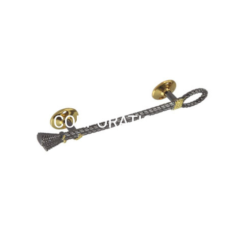 Puxador de móveis de latão antigo de cobre antigo de liga de zinco de estilo europeu 64mm 96mm