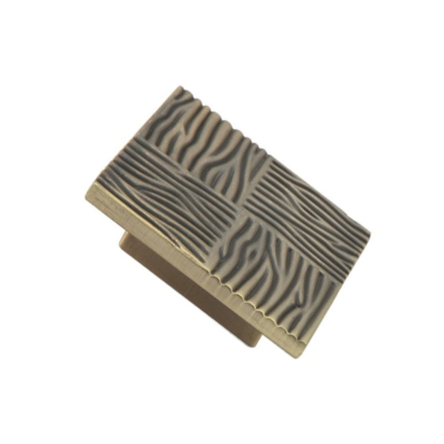 Punho quadrado liga de zinco da cozinha do punho da mobília do estilo europeu 60mm