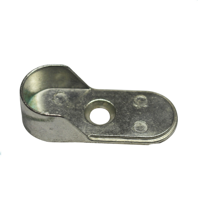 Suporte de tubo de liga de zinco Acessórios para móveis Suporte de trilho de hardware para móveis