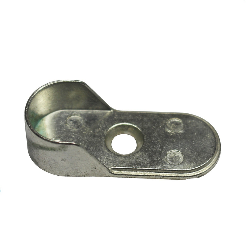 Suporte de tubo de liga de zinco Acessórios para móveis Suporte de trilho de hardware para móveis