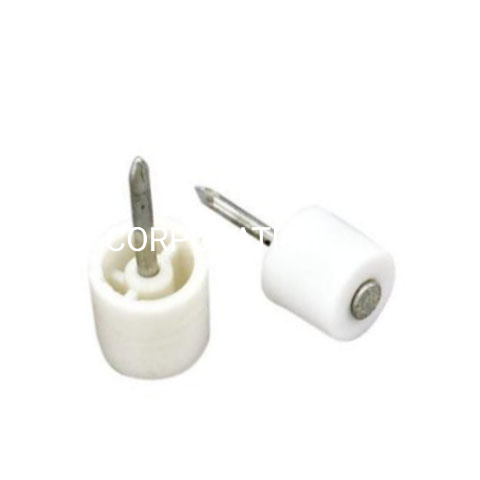 Fornecimento de fábrica PE Prego de plástico 11mm Suporte de prateleira Parafuso da gaveta do prego do gabinete